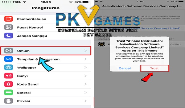 cara download aplikasi pkv games dari iphone